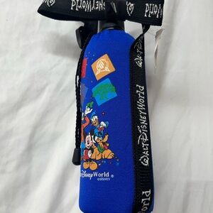 VINTAGE NWT Walt Disney World Drink Holder RARE NWT Adjustable Strap Key Clip
